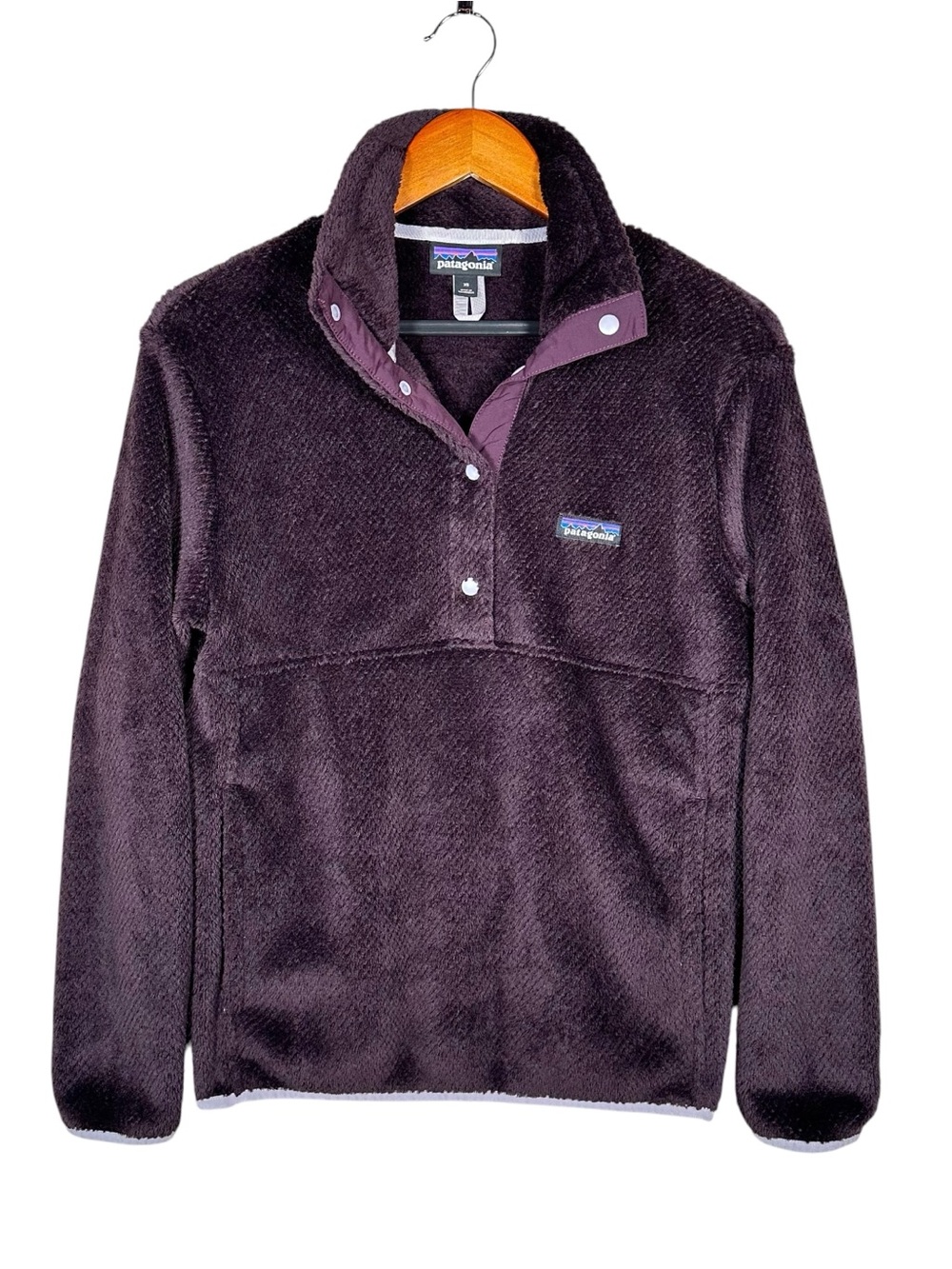 PATAGONIA Re-Tool Half-Snap Pullover in deep plum - Picture 2 of 10